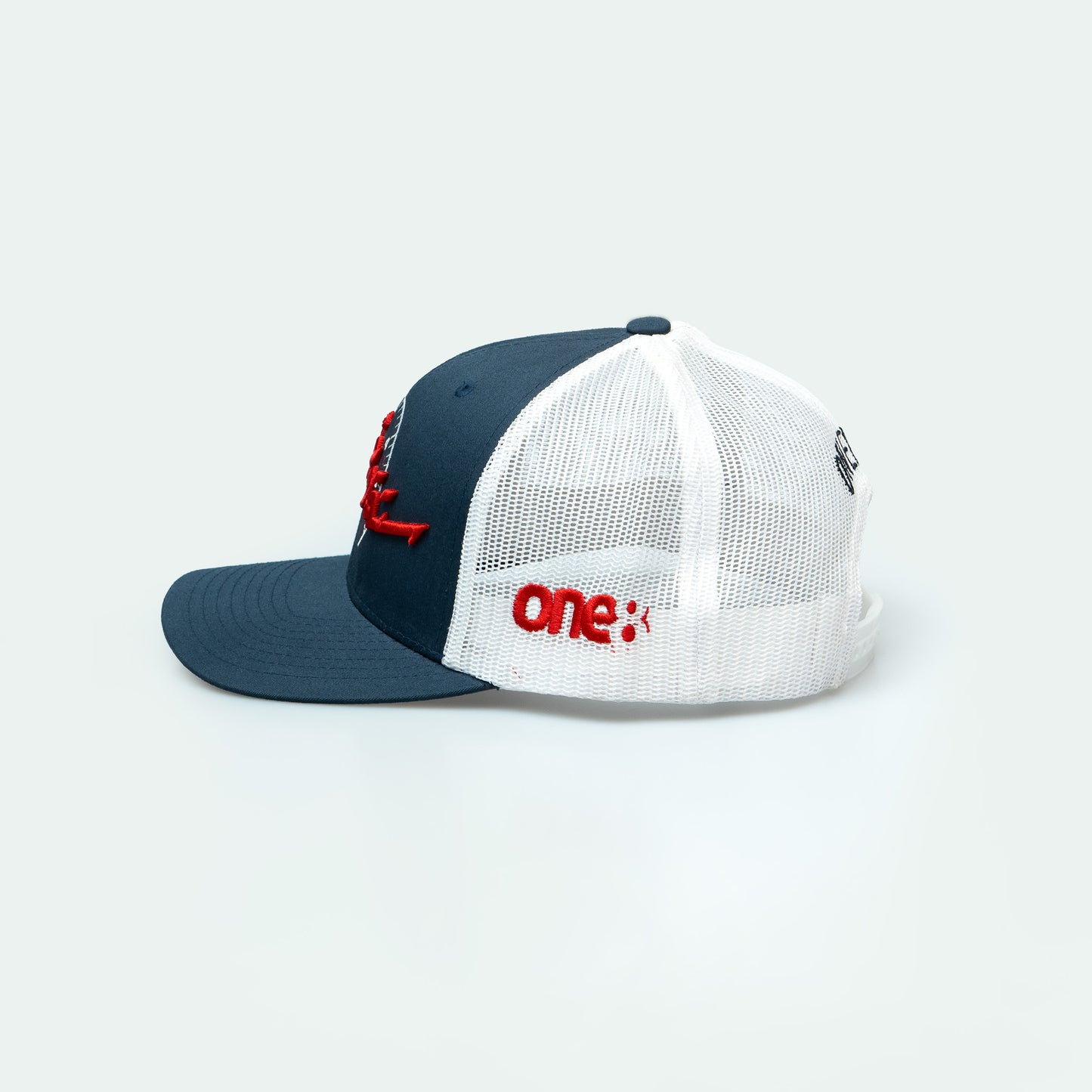 كاب ستة و خطين – UAE Street racing cap with Arabic calligraphy, curved brim One8 hat