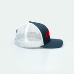 كاب ستة و خطين – UAE Street racing cap with Arabic calligraphy, curved brim One8 hat