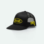 Smile Black Meshback Trucker Hat - One8 - Vintage Arabian Streetwear
