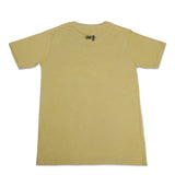FJ45 Pickup T-Shirt – Beige T-shirt with a detailed شاص classic Landcruiser pickup design Tee One8
