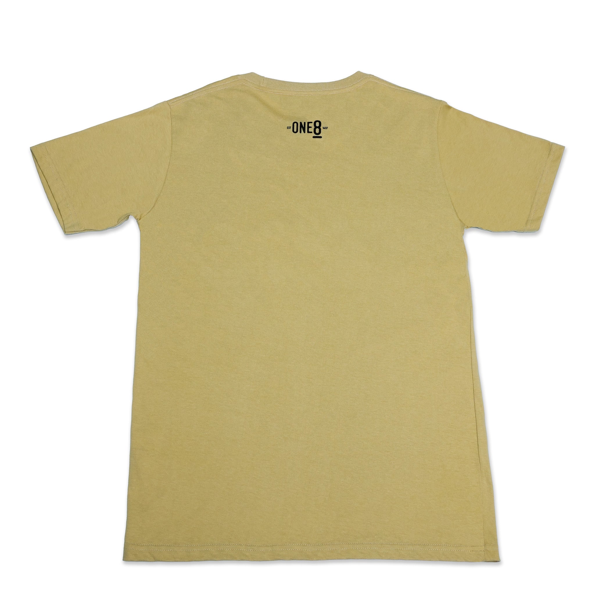 FJ45 Pickup T-Shirt – Beige T-shirt with a detailed شاص classic Landcruiser pickup design Tee One8