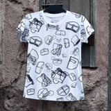 Emirati برقع Ladies Tee: the traditional Emirati burqa and the classic cotton tshirt combined. One8